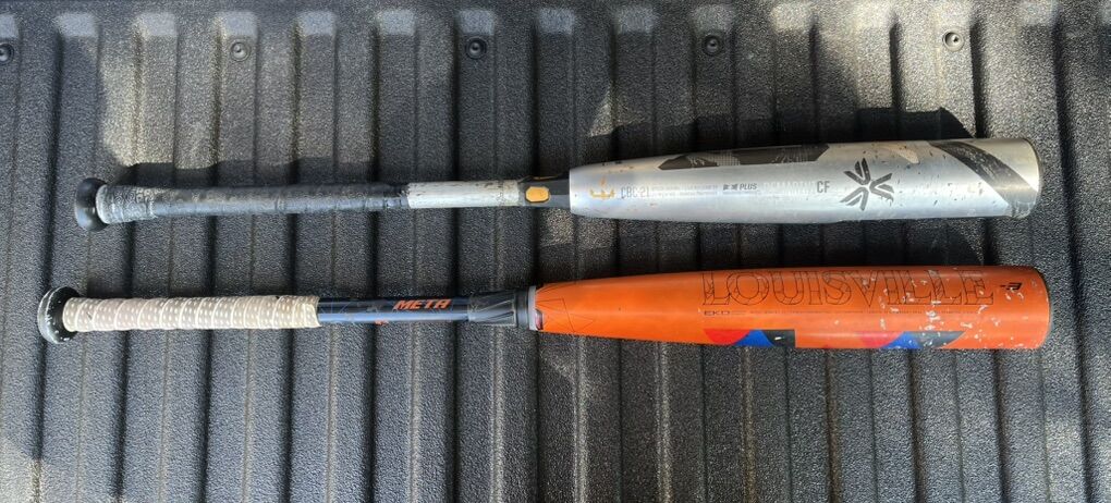 BBCOR Baseball Bats, Louisville Meta, DeMarini CF