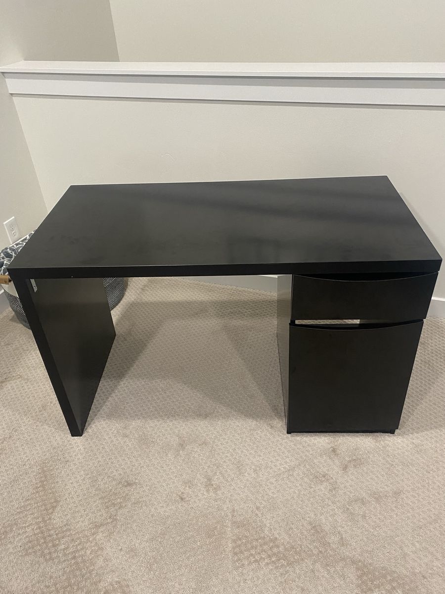 Black desk