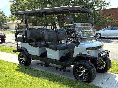 New Lifted 2026 Denago EV Rover XL6 LSV – Gray 6-Passenger