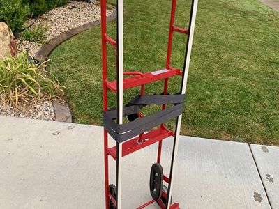 Heavy-Duty Appliance Hand Truck Dolly with Strap & Stair Climbers