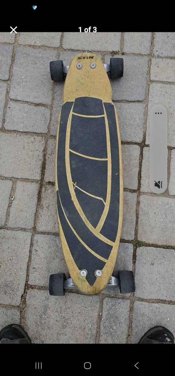 Vintage Stik curveboard longboard