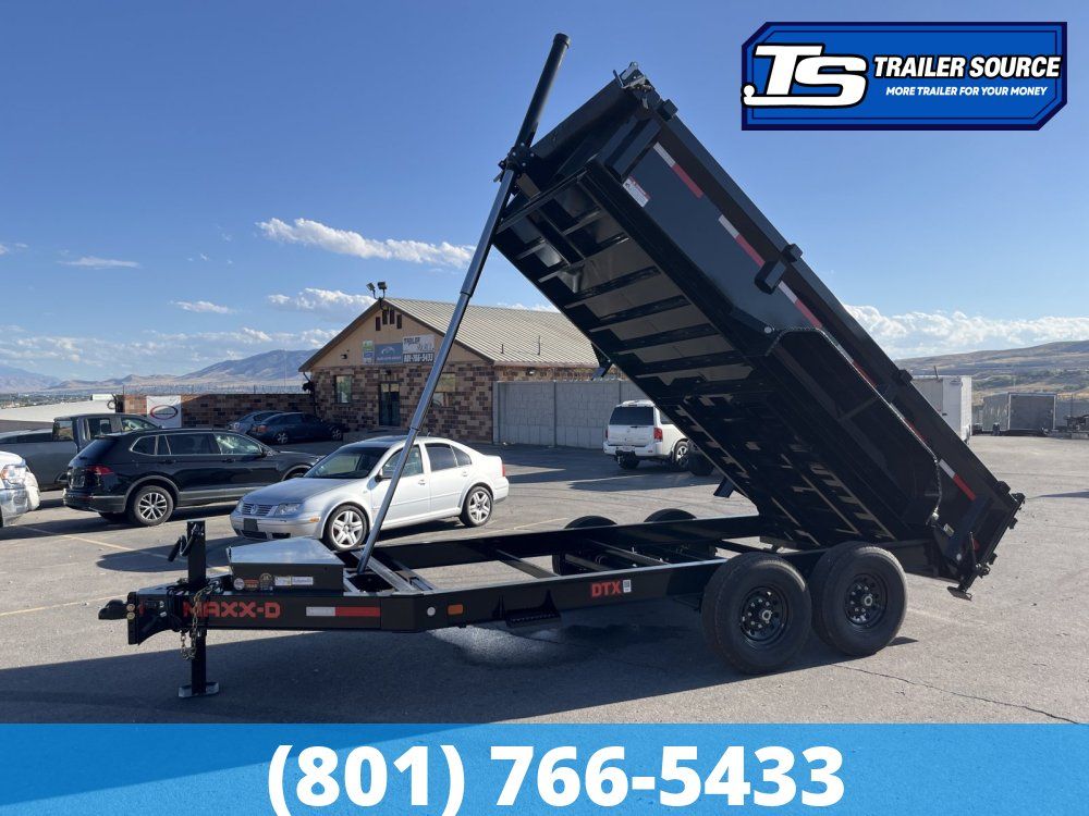 7x14 Maxx-D DTX Dump Trailer - 24" Sides - 15K GVWR