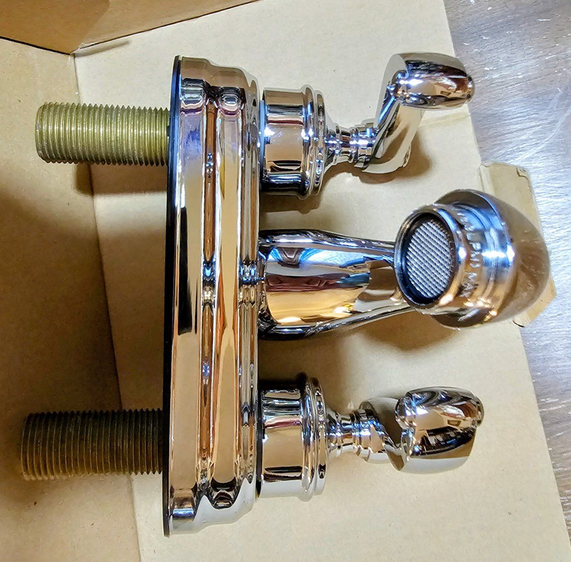 Designer Collection F5038203CP 4" Two Handle Lavatory Faucet, Polished Chrome Finish, New