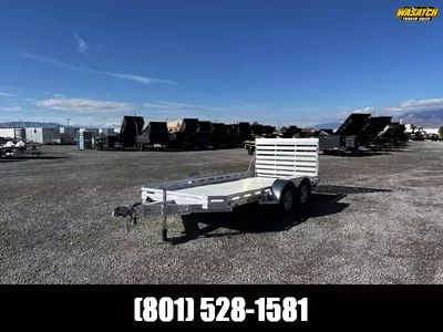 2026 Aluma 7814TA 6.5x14 Aluminum Utility Trailer