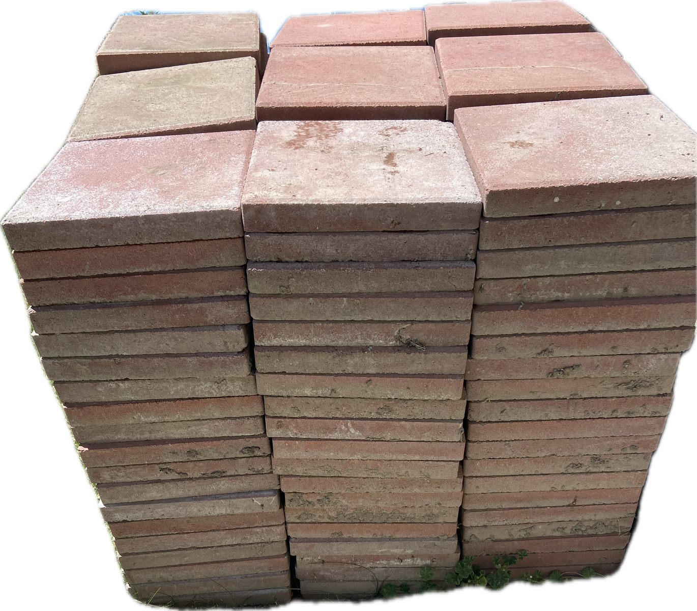 Oldcastle 12 in. x 12 in. Red Square Concrete Step Stone