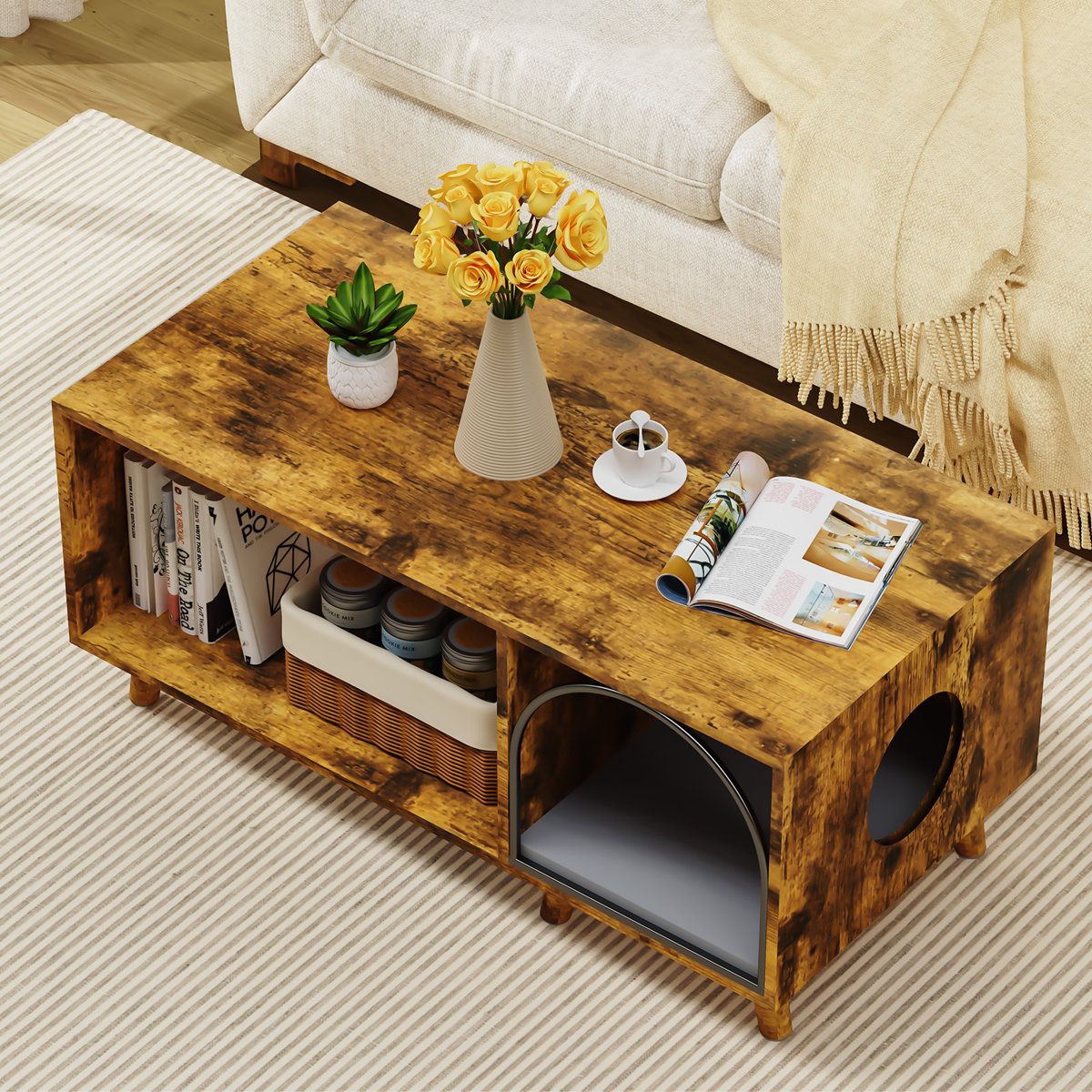 NEW Pet Coffee Table with Storage