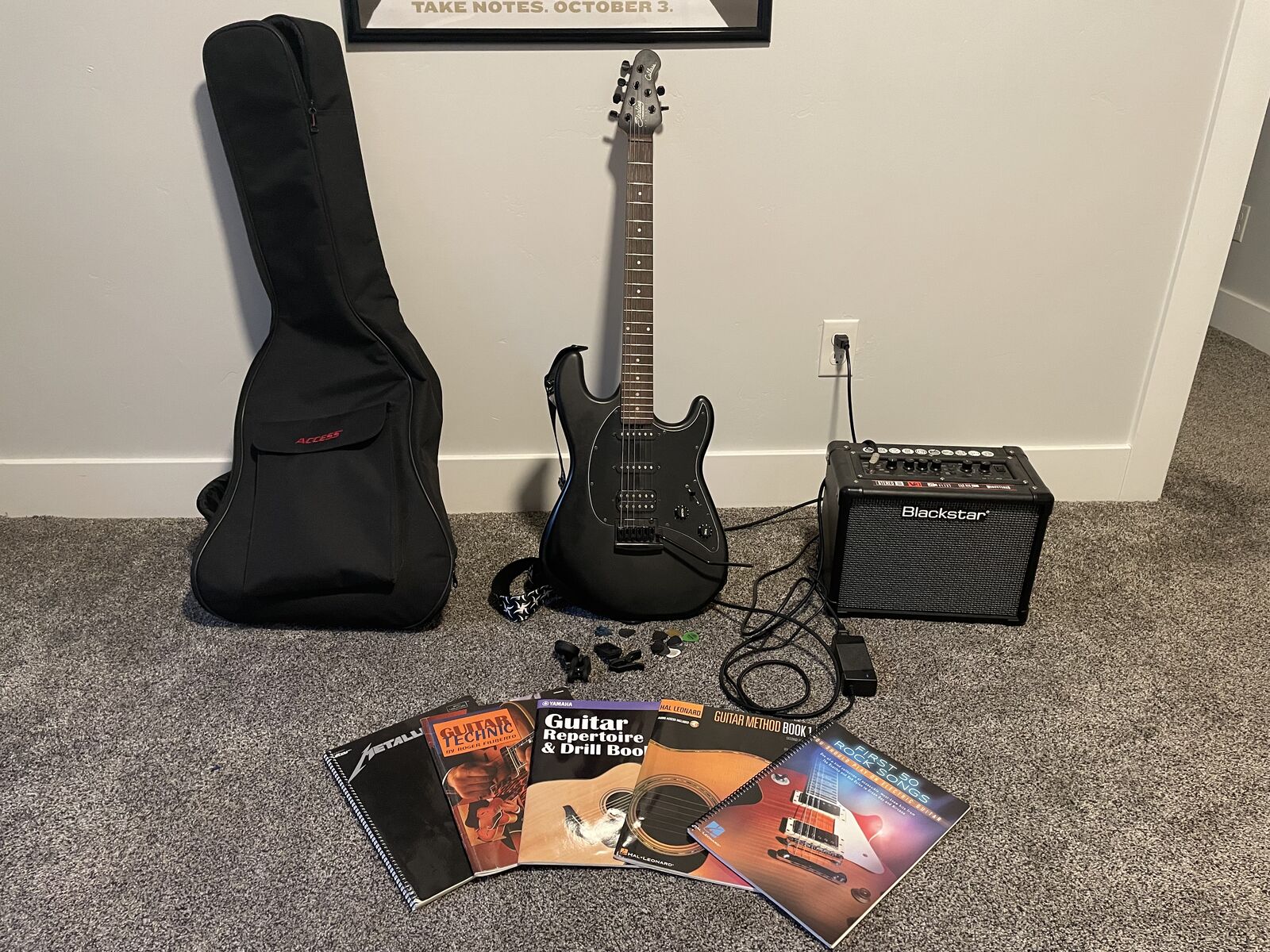 Sterling Cutlass Guitar & Blackstar Amp - Complete Ready-to-Play Bundle