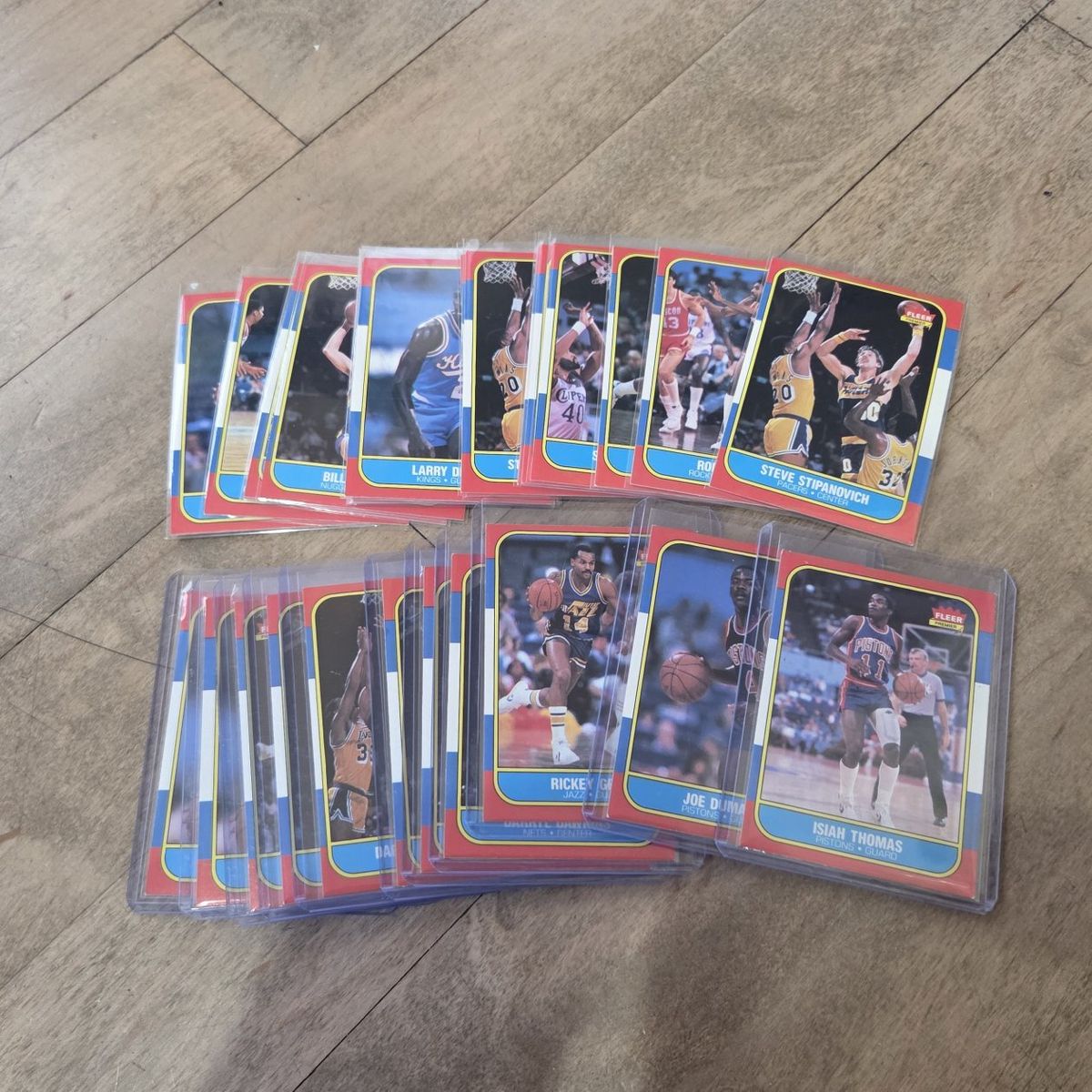 1986-87 Fleer Basketball Lot ISIAH THOMAS +++