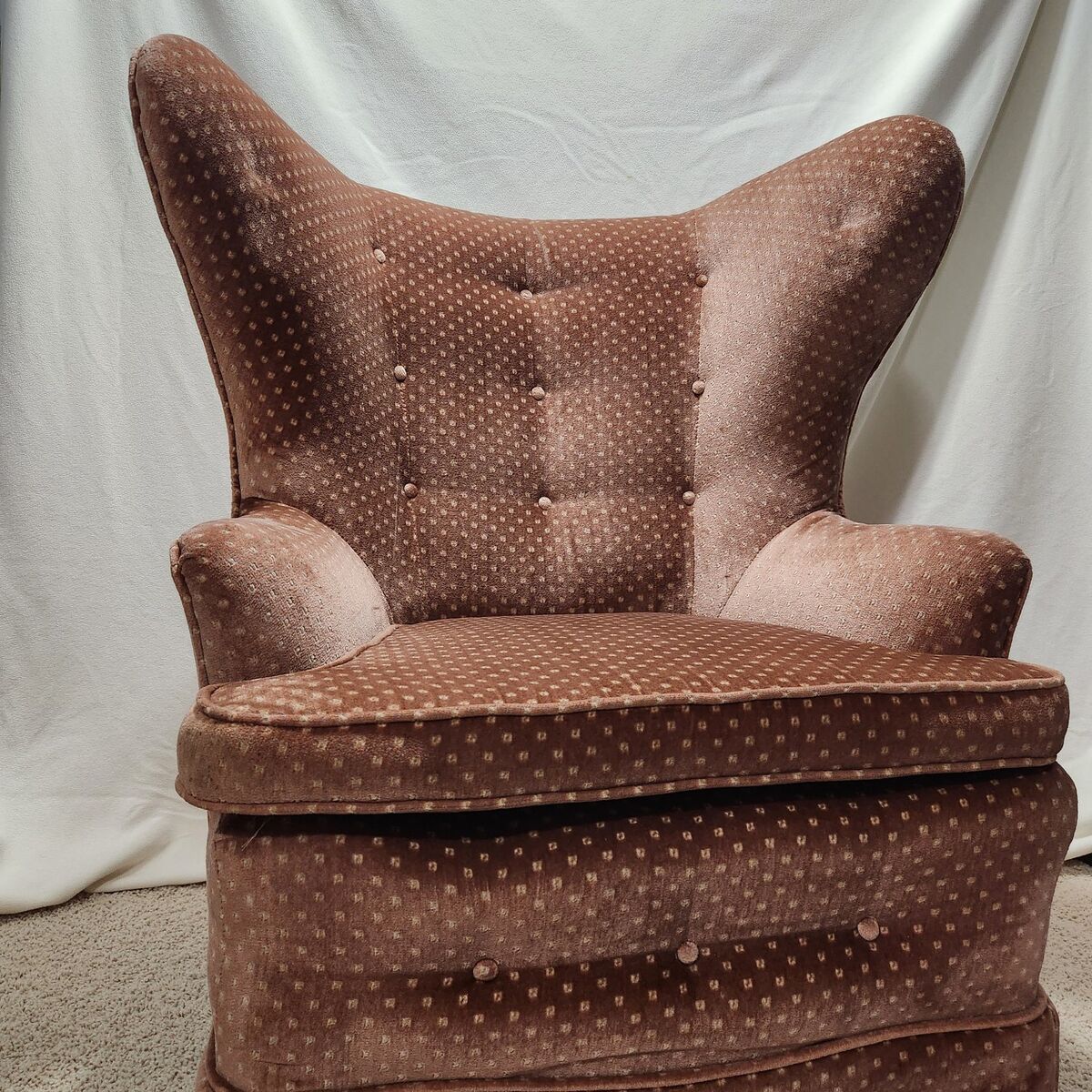 Pair of Antique 1930s Scandinavian Wingback Loung