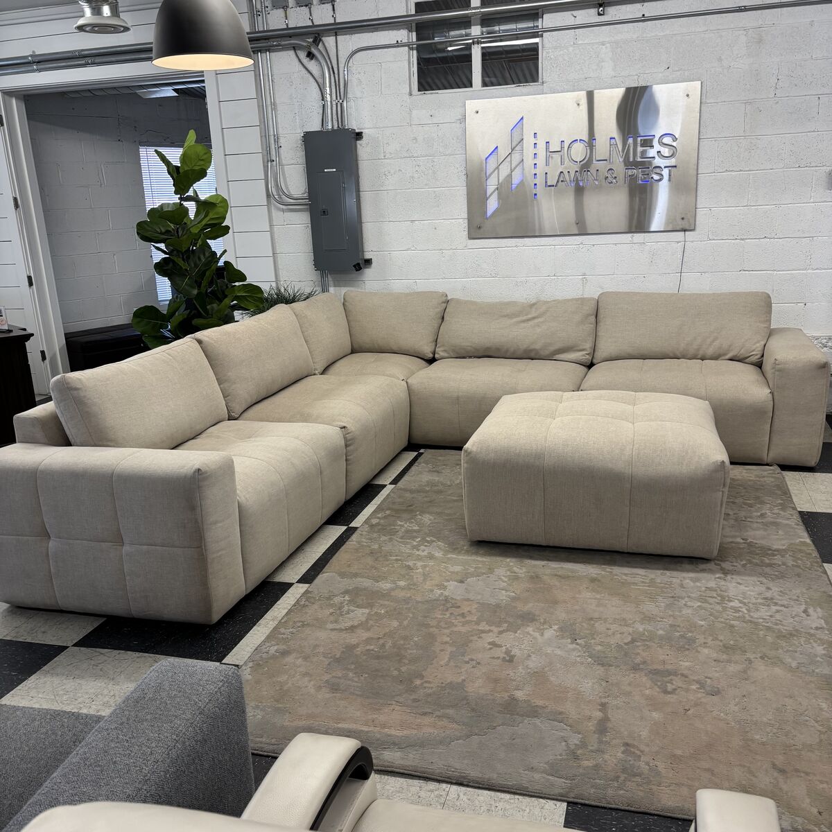 COSTCO PAIGE 6-PIECE MODULAR FABRIC SECTIONAL!