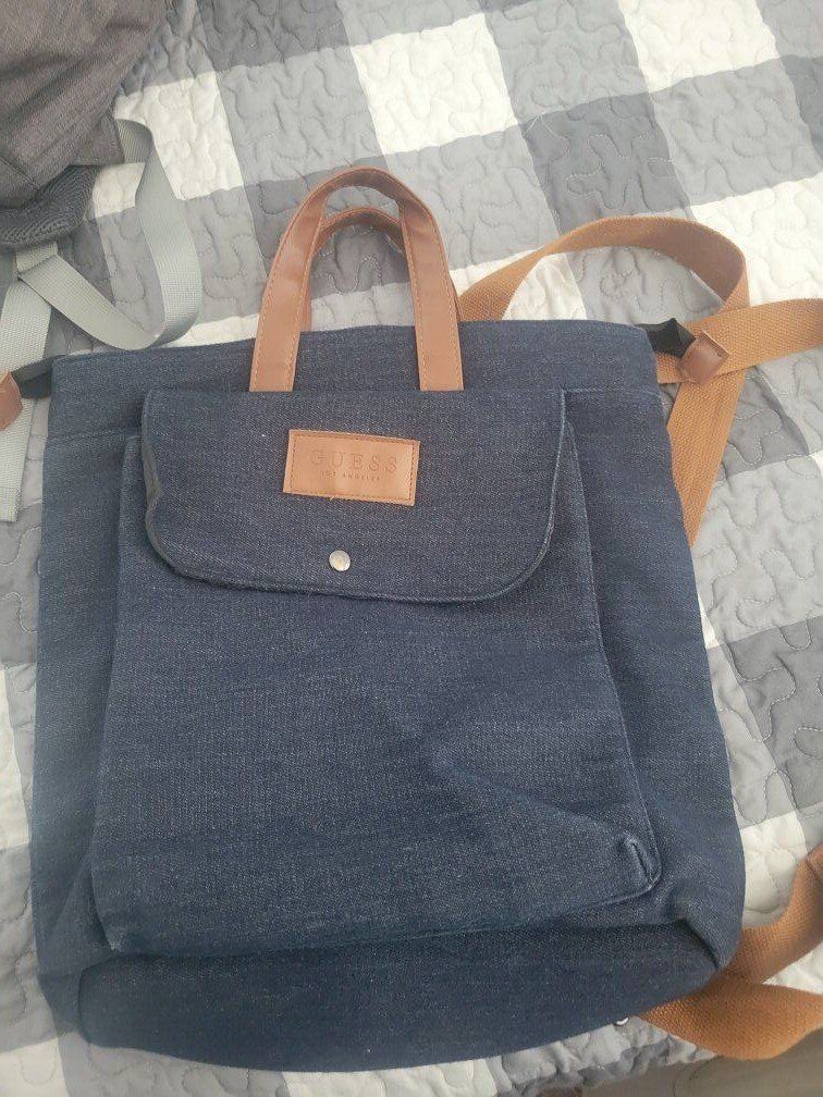 Guess brand denim backpack