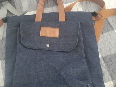 Guess brand denim backpack