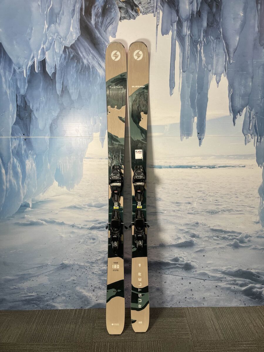 Lightly Used 2026 Blizzard Rustler 9 Ski w/ Marker Tcx 11 Demo Bindings - 180CM