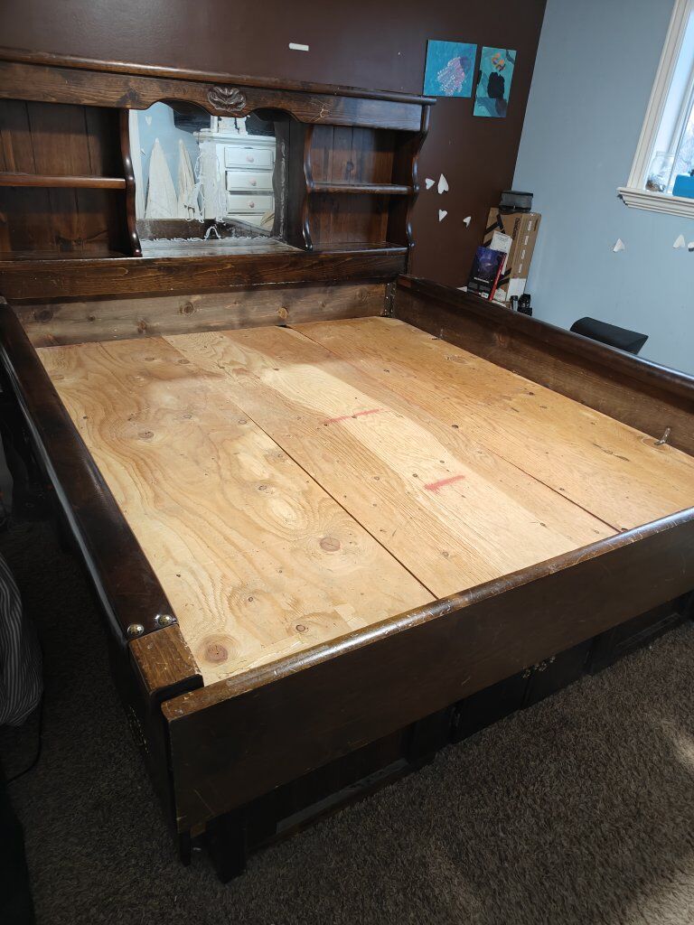 Cal King storage bed