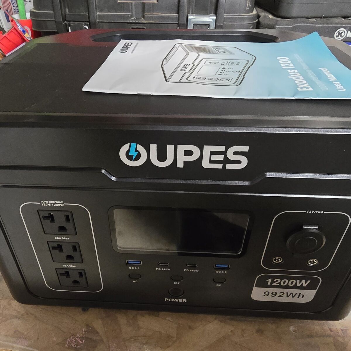 Oupes Exodus 1200 battery power station