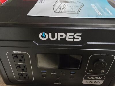Oupes Exodus 1200 battery power station