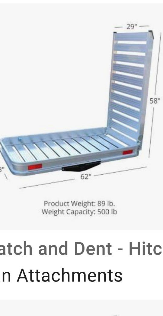 hitch carrier aluminum with ramp
