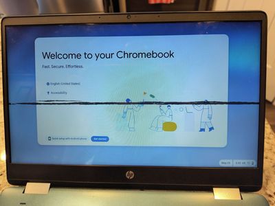 HP 14" Touchscreen Chromebook - broken screen
