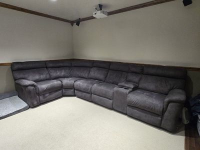 Dark Gray L-shaped Sectional