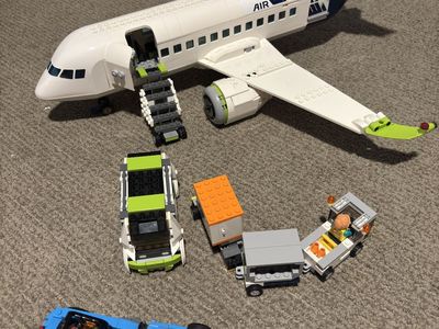 Like new! Lego jumbo jet with all pieces!