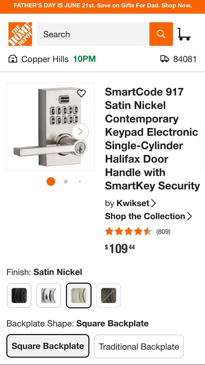 Kwikset SMARTCODE 917