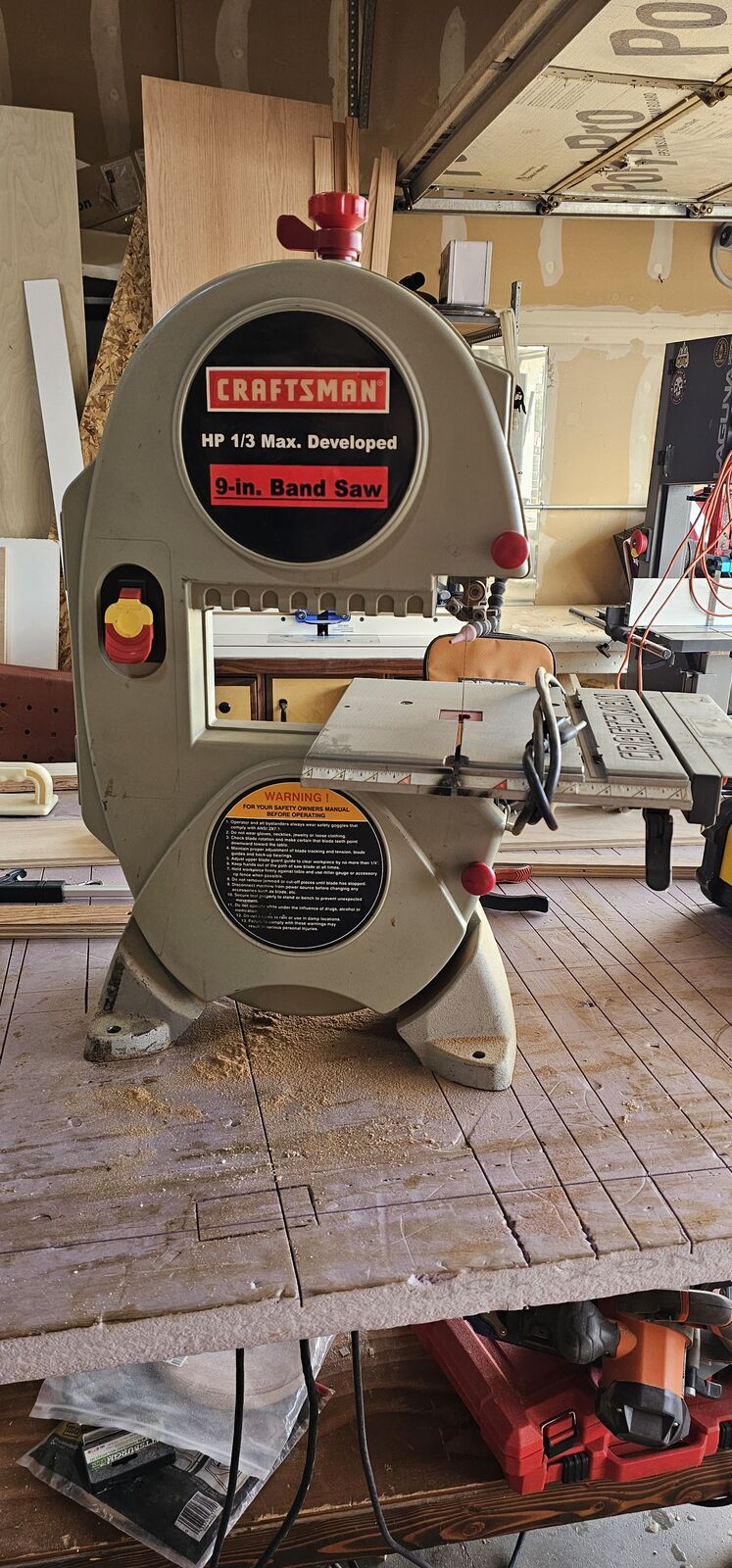 9-inch Craftsman tabletop band saw