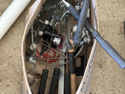 Lots Of Ice Fishing Poles And Stuff! Make An Offer