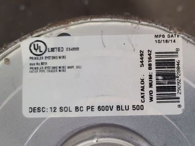 Blue Tracer Wire