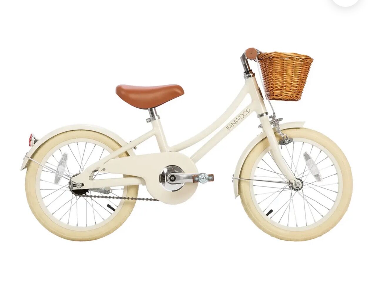 (2) New BANWOOD CLASSIC BIKE 16" VINTAGE - CREAM