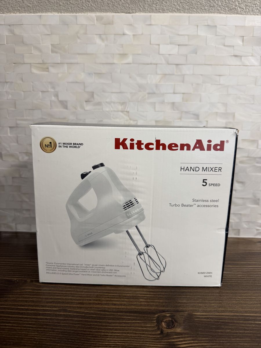 New kitchen aid hand mixer - 5 speed