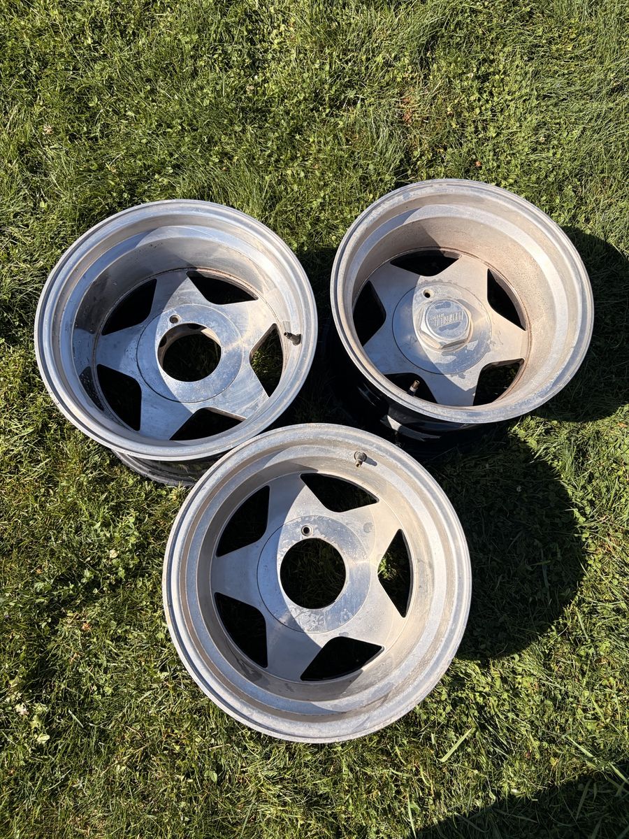 Vintage Eagle Alloy 15x10 6x5.5 5-Spoke Star Aluminum Wheels Rims