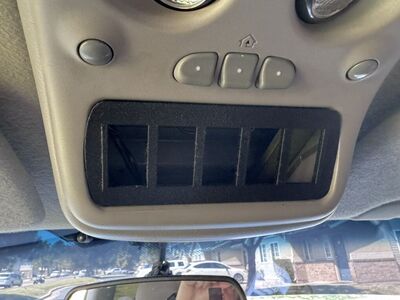 99-07c Gm Overhead 5 Switch Panel W 2 Switches