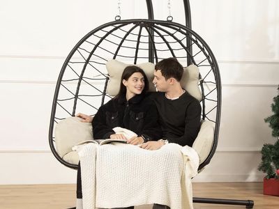 New Double Egg Chair Swing with Stand