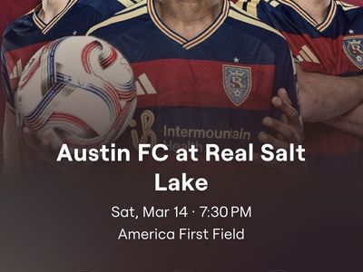 3 Real Salt Lake Tickets vs Austin FC