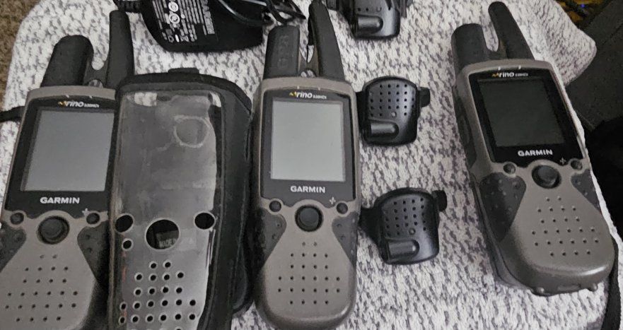 Garmin Rino 530HCx 2-Way Radio GPS Navigator & Handheld System with Accessories (3 Units)