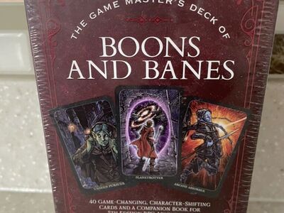 The Game Master's Deck of Boons and Banes: