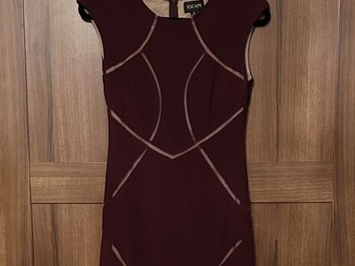 Xscape Illusion Accent Full Length Gown - Size 8