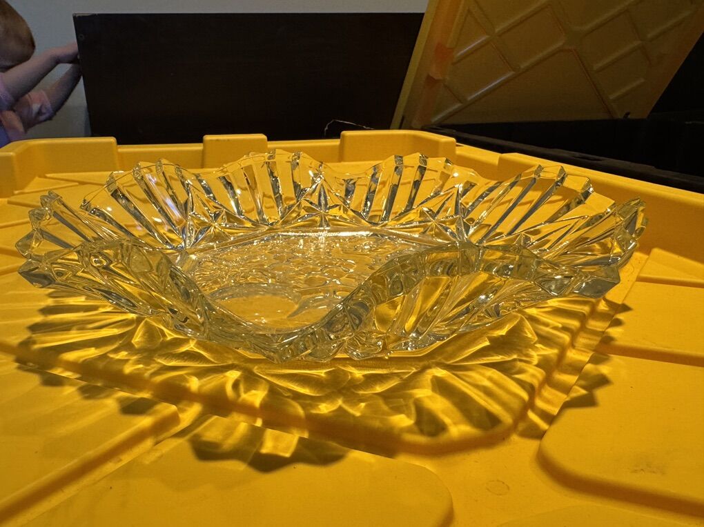Crystal Serving Platter