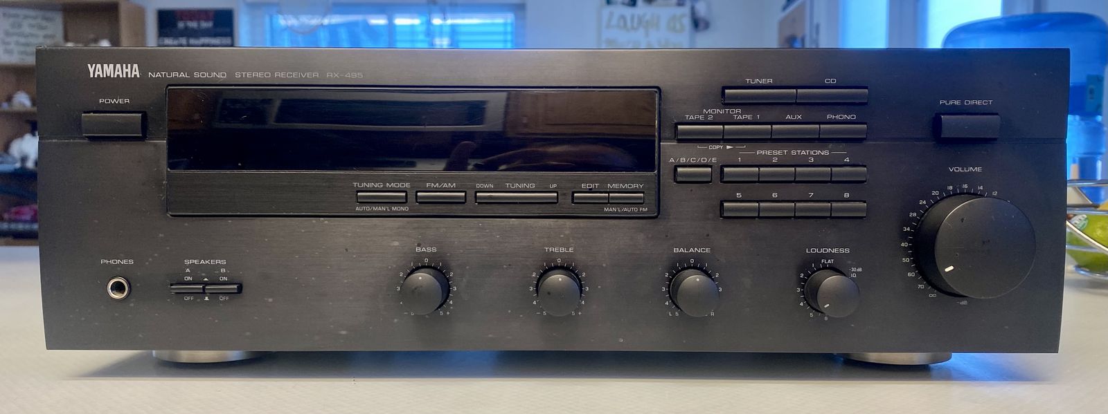 Yamaha RX-495 Natural Sound Stereo Receiver