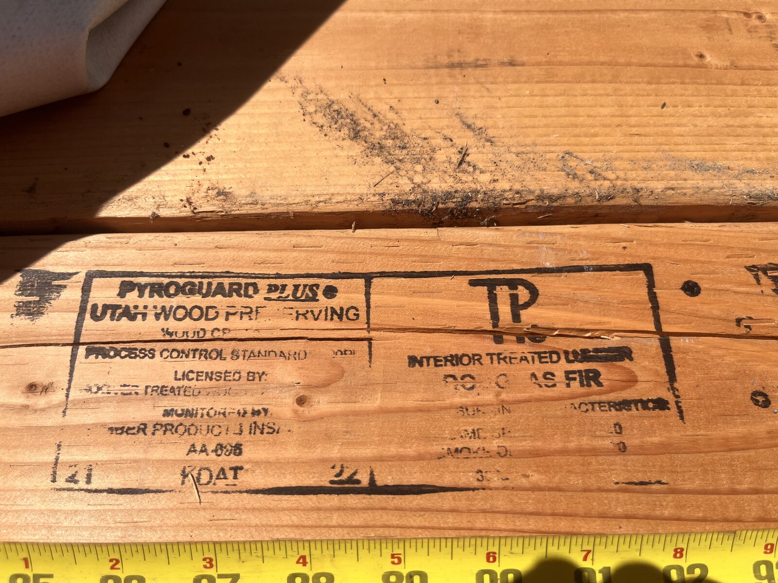 SAVE >80% - NEW Hoover Pyro Guard Fire-Retardant Lumber - 4x6, 6x12