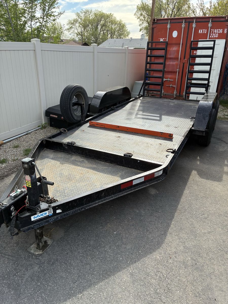 14 Foot All Metal Equipment Hauler