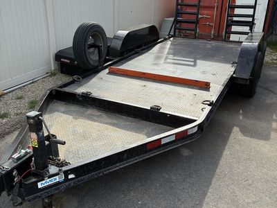14 Foot All Metal Equipment Hauler