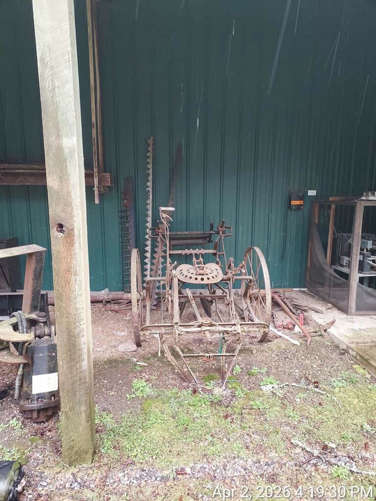 Antique Horse-Drawn Cultivator – Farm Decor or Restoration