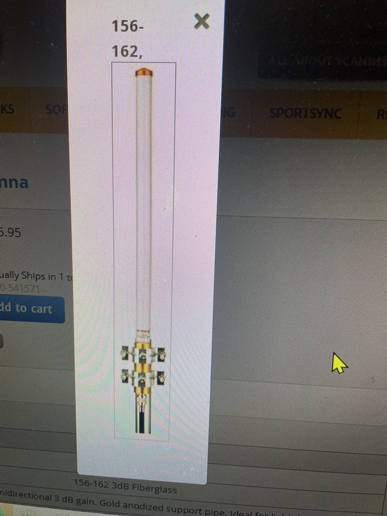 laird base antena fg1563 new