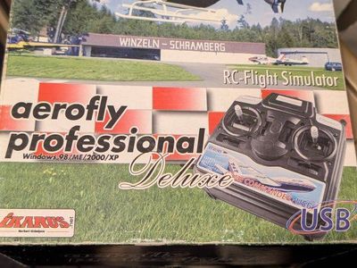 Ikarus aerofly professional Deluxe RC Flight Simulator for Windows 98/ME/2000/XP (New)