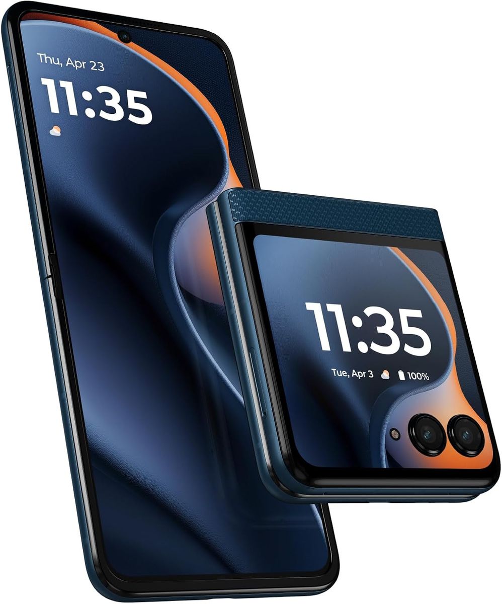 NEW, In Box - Motorola Razr 2025 PANTONE Gibraltar Sea (Blue) 256GB
