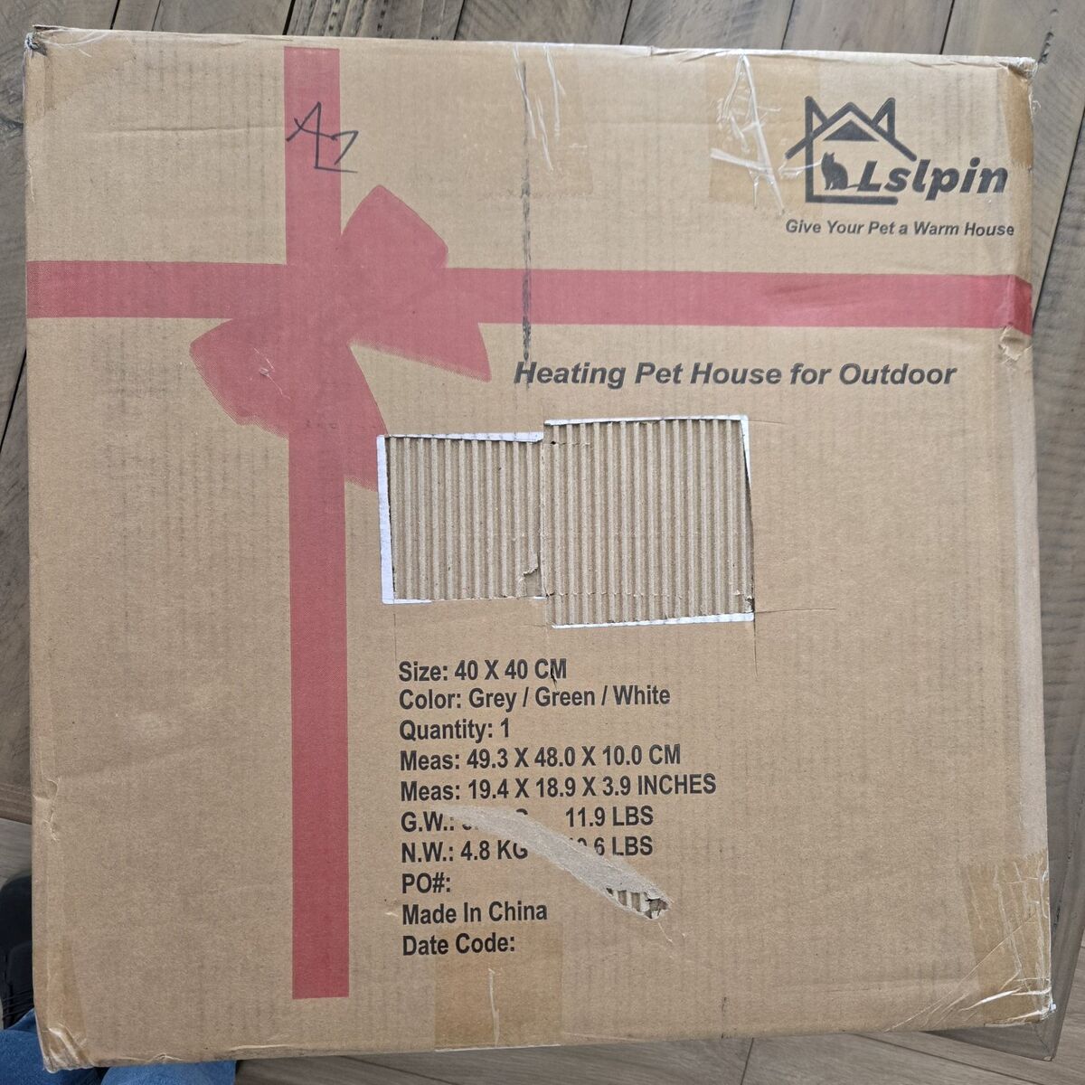 Lslpin Heating Outdoor Pet House