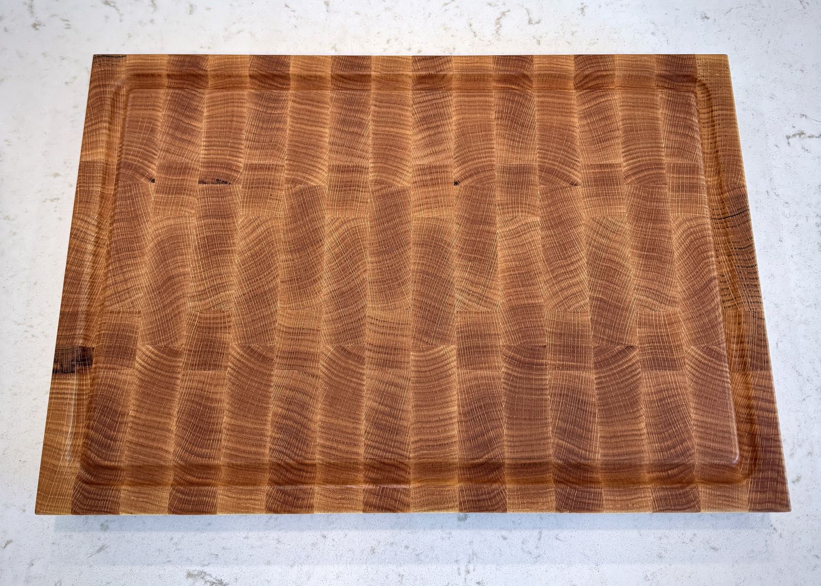 Handmade Oak End Grain Cutting Board | 19.5" x 13.5"
