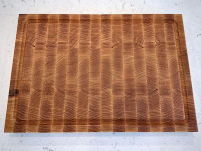 Handmade Oak End Grain Cutting Board | 19.5" x 13.5"