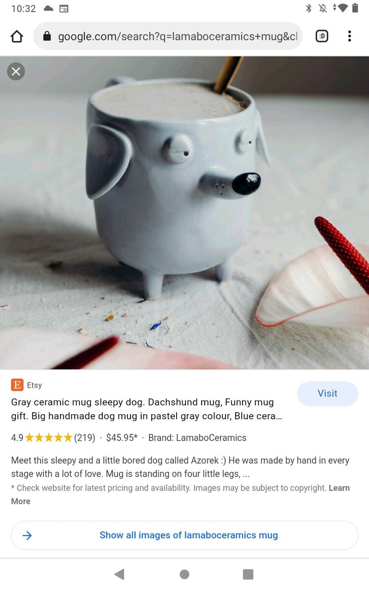 New mug Lambo Kubek sleepy dog